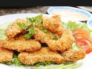 Cá phi lê chiên xù