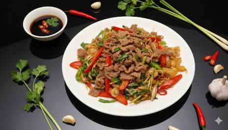 Bò xào sả ơý