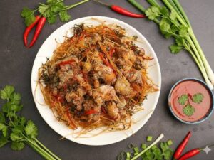 Ếch rang muối