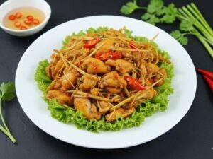 Ếch xào sả ớt