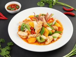 Rau thập cẩm xào hải sản