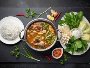 Lẩu vịt nấu chao