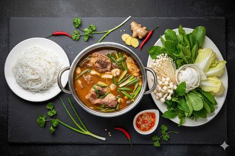 Lẩu vịt nấu chao