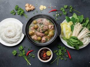Lẩu vịt om sấu