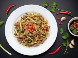 Lợn rừng xào lăn
