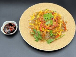 Miến xào cua