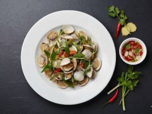 Ngao hấp sả