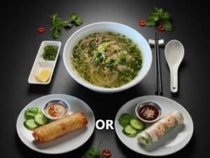 Phở Gà + Nem Gỏi