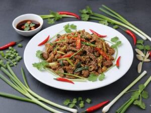 Vịt xào sả ớt