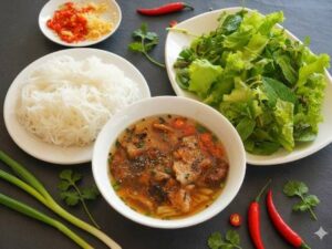 Bún chả nướng Hà Nội